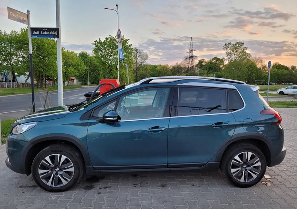 Peugeot 2008 cena 49500 przebieg: 236000, rok produkcji 2016 z Poznań małe 277